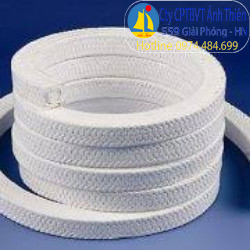 Dây tết chèn Teflon chịu nhiệt màu trắng